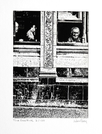 thumbnail of etching of The Beehive