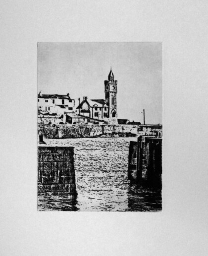 thumbnail of etching of Porthleven