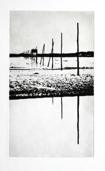 thumbnail of etching of The Pilgrims Way