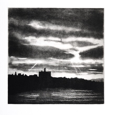 thumbnail of etching of Warkworth