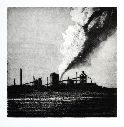 thumbnail of etching of Redcar