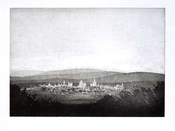 thumbnail of etching of Oxford