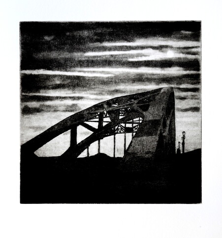 thumbnail of etching of Tyne Bridge