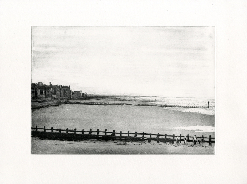 thumbnail of etching of Winter Bathers