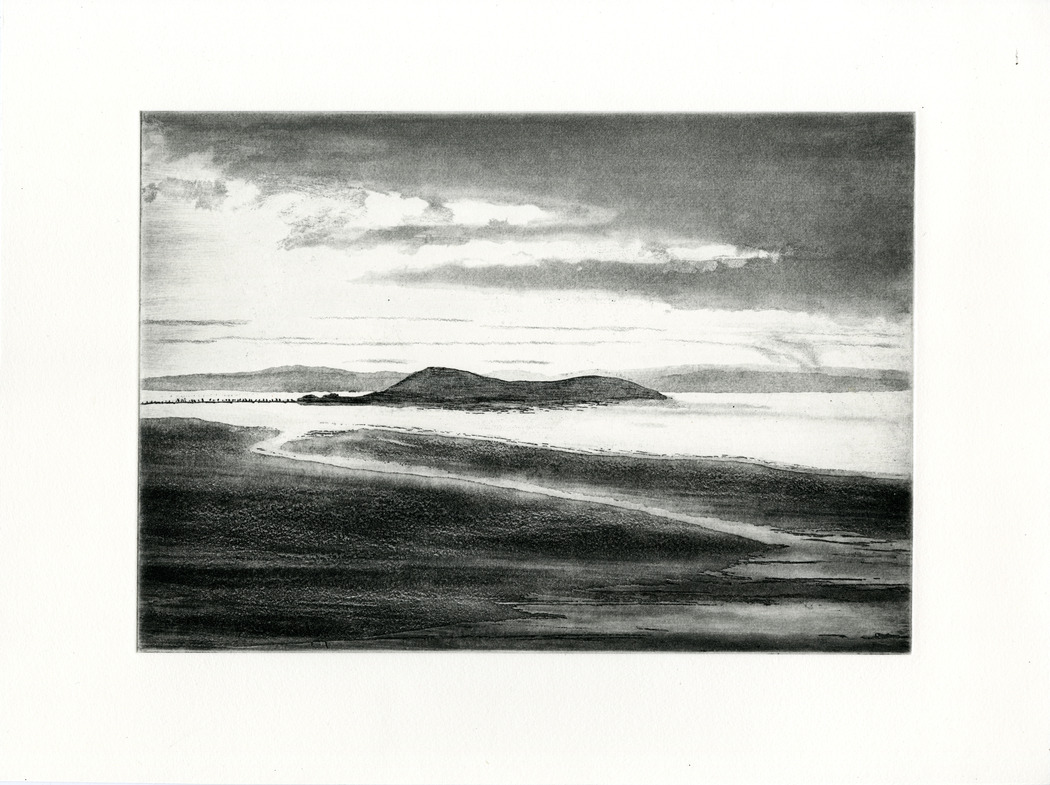 thumbnail of etching of Cramond