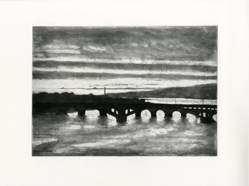 thumbnail of etching of On the Border