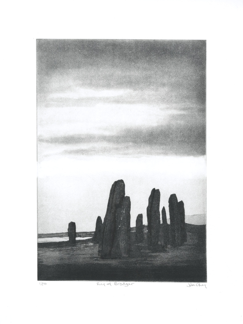 thumbnail of etching of Ring of Brodgar